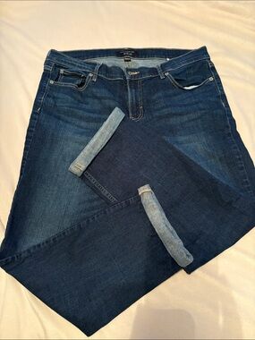 Banana Republic Girlfriend Dark Blue Jeans